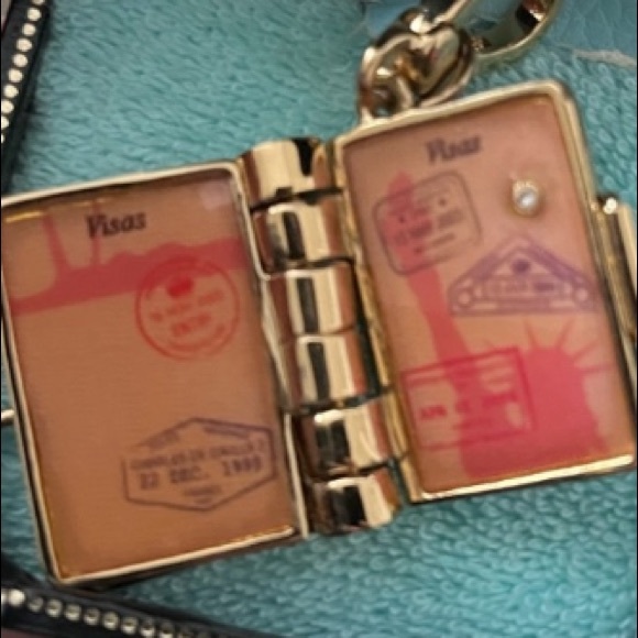New JUICY COUTURE PASSPORT CHARM WORLD TRAVELER BOOK CHARM - Picture 9 of 11